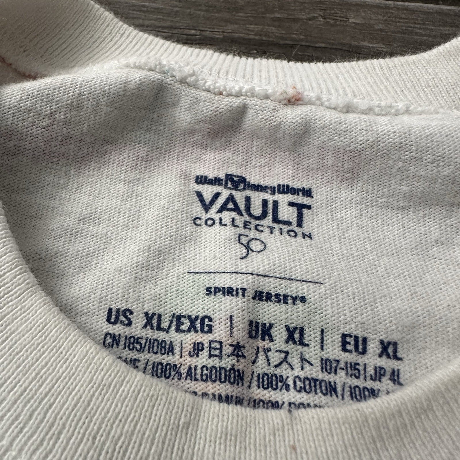SPIRIT JERSEY WALT DISNEY WORLD VAULT 50 BALLOONS WHITE AOP SHIRT XL Yesterday's Fits Clothing Fashion Vintage Streetwear Fashion Item
