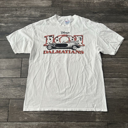 VTG DISNEY'S 101 DALMATIANS MOVIE PROMO WHITE T-SHIRT XL GRAPHIC SHORT SLEEVE Disney Clothing Fashion Vintage Streetwear Fashion Item