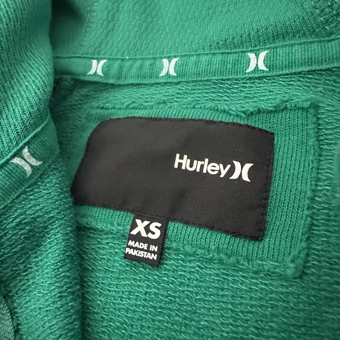 Y2K HURLEY SURF ZIP UP GREEN HOODIE SWEATSHIRT SZ WMNS XS SKATE DRAWSTRING Yesterday's Fits Clothing Fashion Vintage Streetwear Fashion Item