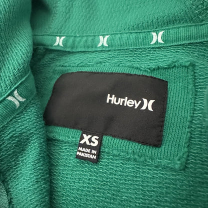 Y2K HURLEY SURF ZIP UP GREEN HOODIE SWEATSHIRT SZ WMNS XS SKATE DRAWSTRING Yesterday's Fits Clothing Fashion Vintage Streetwear Fashion Item