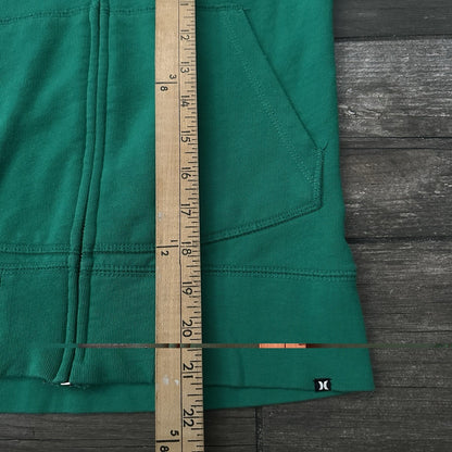 Y2K HURLEY SURF ZIP UP GREEN HOODIE SWEATSHIRT SZ WMNS XS SKATE DRAWSTRING Yesterday's Fits Clothing Fashion Vintage Streetwear Fashion Item
