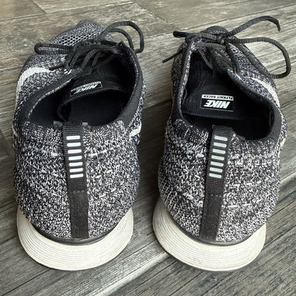 NIKE FLYKNIT RACER 2.0 OREO BLACK WHITE RUNNING SHOES MEN'S SZ 15 526628-101 Yesterday's Fits Clothing Fashion Vintage Streetwear Fashion Item