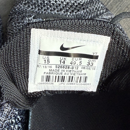 NIKE FLYKNIT RACER 2.0 OREO BLACK WHITE RUNNING SHOES MEN'S SZ 15 526628-101 Yesterday's Fits Clothing Fashion Vintage Streetwear Fashion Item