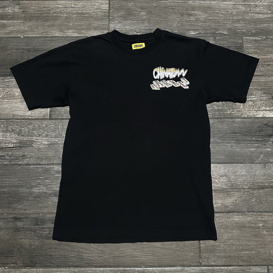 CHINATOWN MARKET BLOCK T-SHIRT BLACK GRAPHIC TEE SZ M STREETWEAR SKATE Yesterday's Fits Clothing Fashion Vintage Streetwear Fashion Item