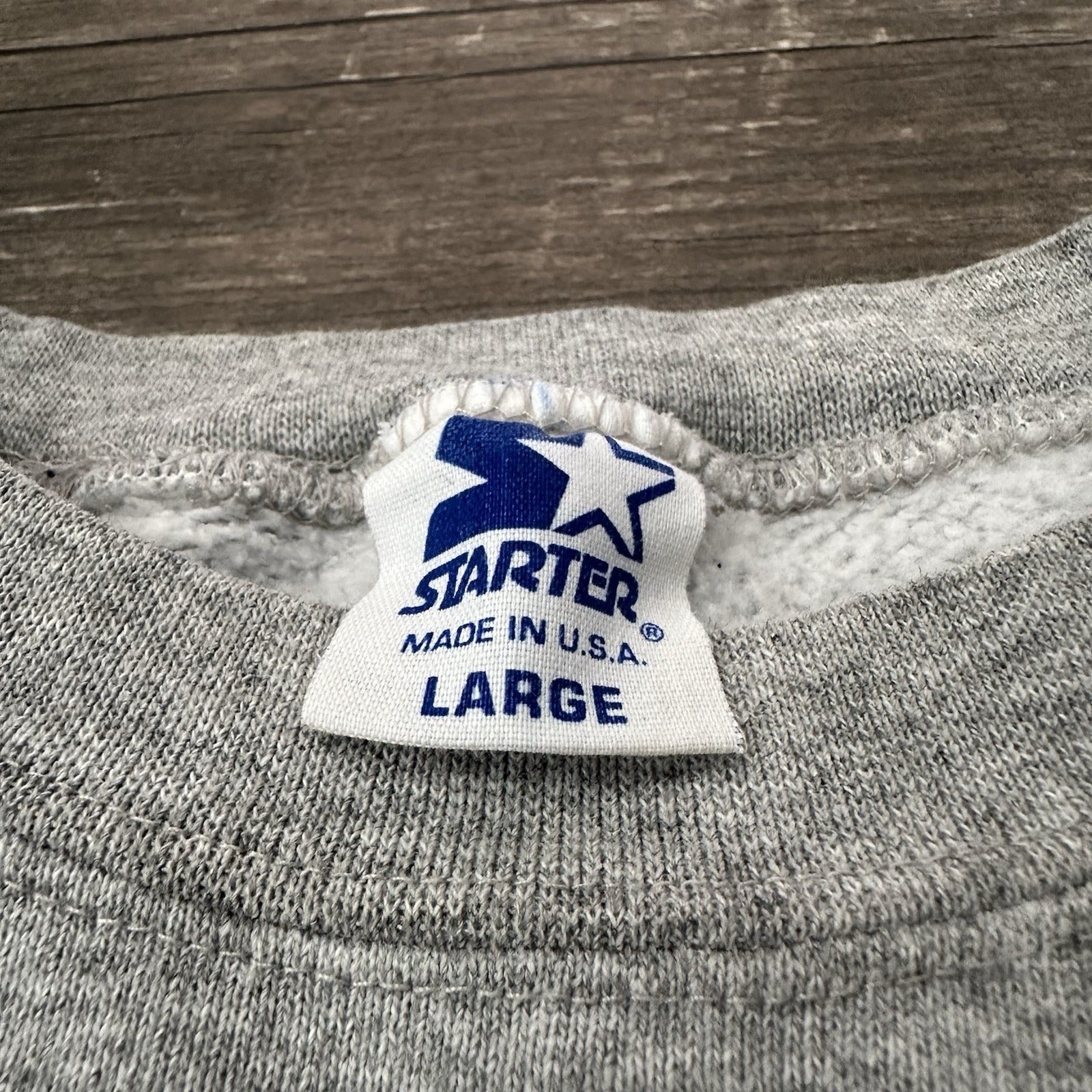 VTG 1996 STARTER CHICAGO BULLS GRAY SWEATSHIRT NBA BASKETBALL FITS M GREATEST Yesterday's Fits Clothing Fashion Vintage Streetwear Fashion Item