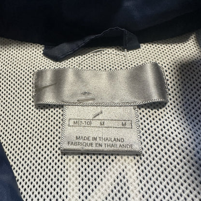 Y2K NIKE BLUE WHITE WINDBREAKER JACKET WOMEN'S SZ M SILVER TAG OVERSIZED Yesterday's Fits Clothing Fashion Vintage Streetwear Fashion Item