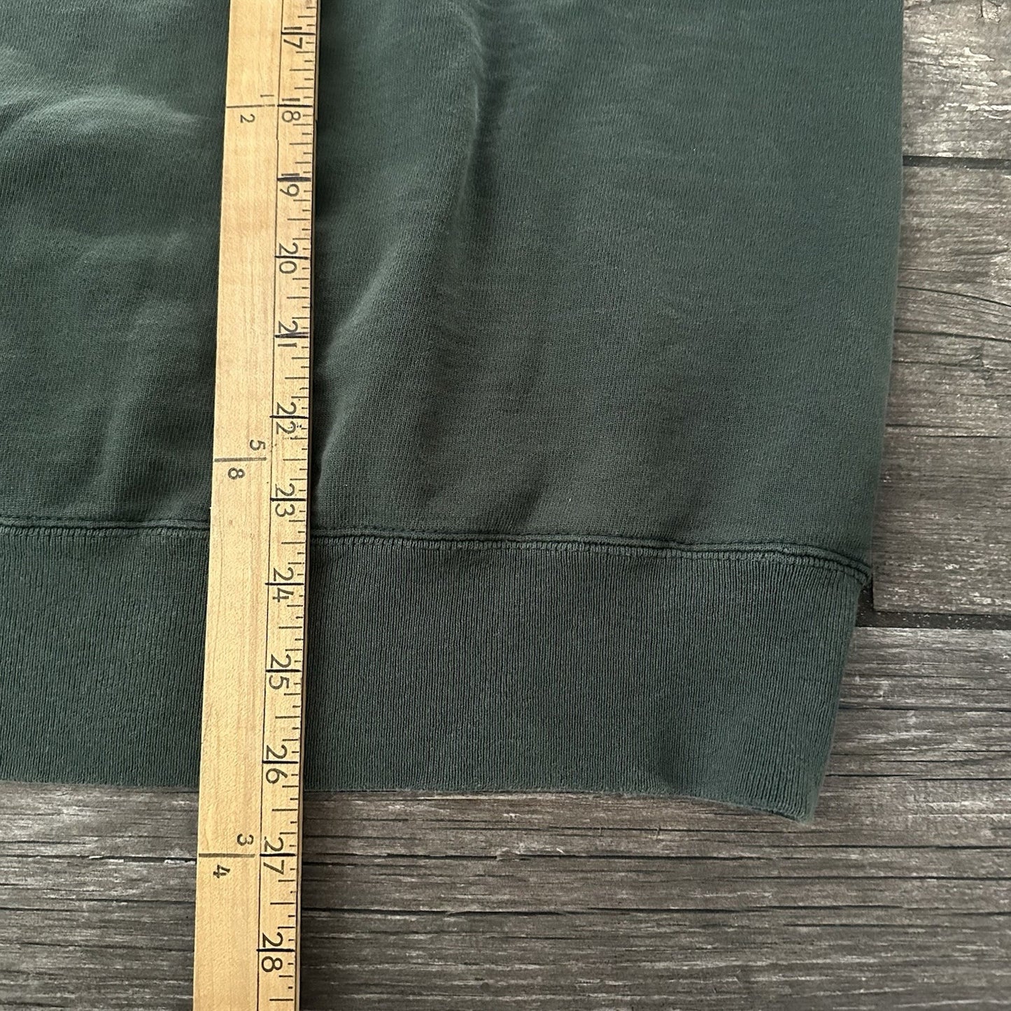 VTG 90s CHAMPION DISTRESSED FOREST GREEN CREWNECK SWEATSHIRT SZ XL CURSIVE Yesterday's Fits Clothing Fashion Vintage Streetwear Fashion Item