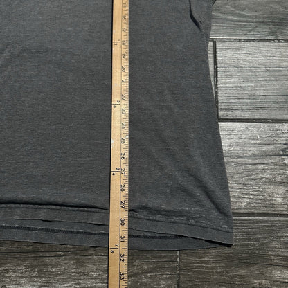 VTG FOX MOTORSPORTS GREY FADED DISTRESSED FLAMES LOGO T-SHIRT BAGGY FADE Yesterday's Fits Clothing Fashion Vintage Streetwear Fashion Item
