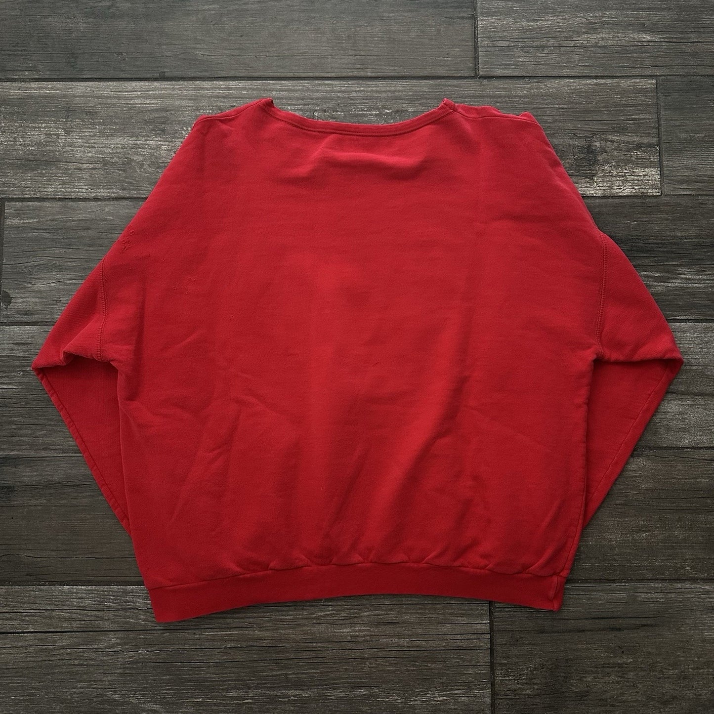 VTG 80s DISNEY MICKEY MOUSE RED PULLOVER SWEATSHIRT FITS SZ M JG HOOK Yesterday's Fits Clothing Fashion Vintage Streetwear Fashion Item