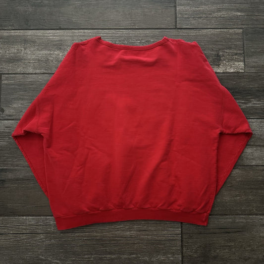 VTG 80s DISNEY MICKEY MOUSE RED PULLOVER SWEATSHIRT FITS SZ M JG HOOK Yesterday's Fits Clothing Fashion Vintage Streetwear Fashion Item