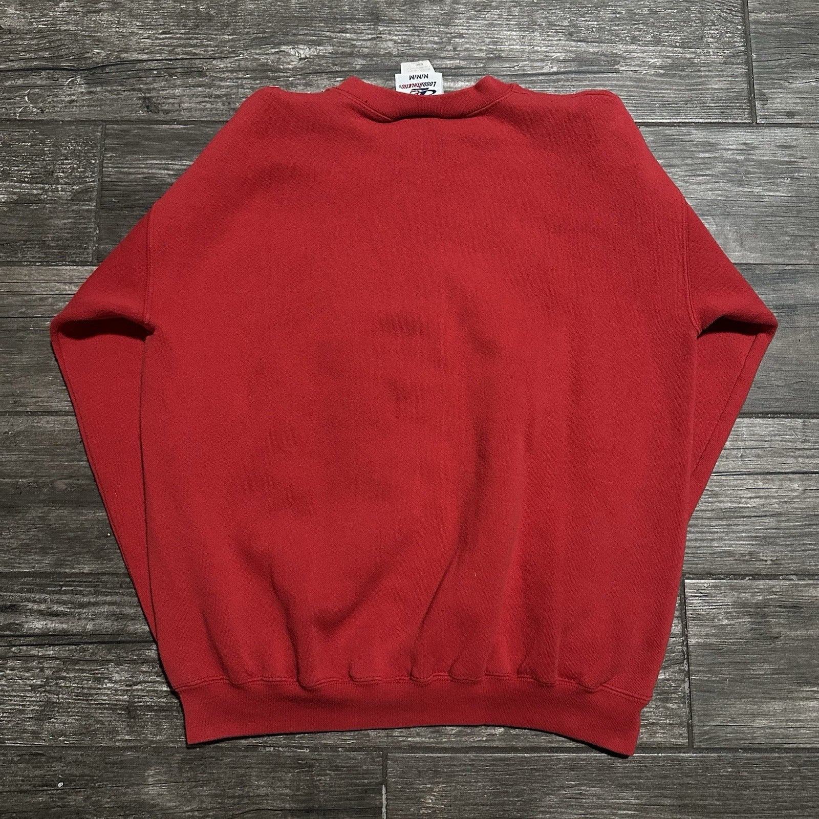 VTG 90s LOGO ATHLETIC OHIO STATE BUCKEYES RED PULLOVER SWEATSHIRT SZ L Yesterday's Fits Clothing Fashion Vintage Streetwear Fashion Item