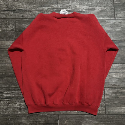 VTG 90s LOGO ATHLETIC OHIO STATE BUCKEYES RED PULLOVER SWEATSHIRT SZ L Yesterday's Fits Clothing Fashion Vintage Streetwear Fashion Item