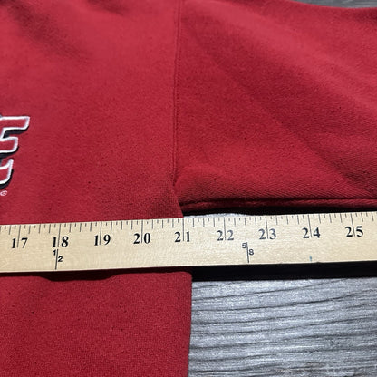 VTG 90s LOGO ATHLETIC OHIO STATE BUCKEYES RED PULLOVER SWEATSHIRT SZ L Yesterday's Fits Clothing Fashion Vintage Streetwear Fashion Item