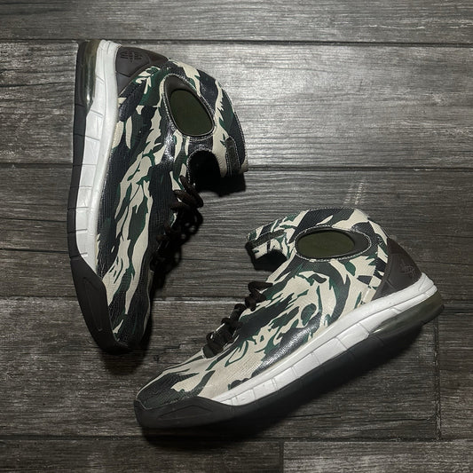 NIKE MAX AIR HIGH CAMO 312554 121 GREEN BLACK WHITE NO BOX SZ 13 SNEAKERS Yesterday's Fits Clothing Fashion Vintage Streetwear Fashion Item