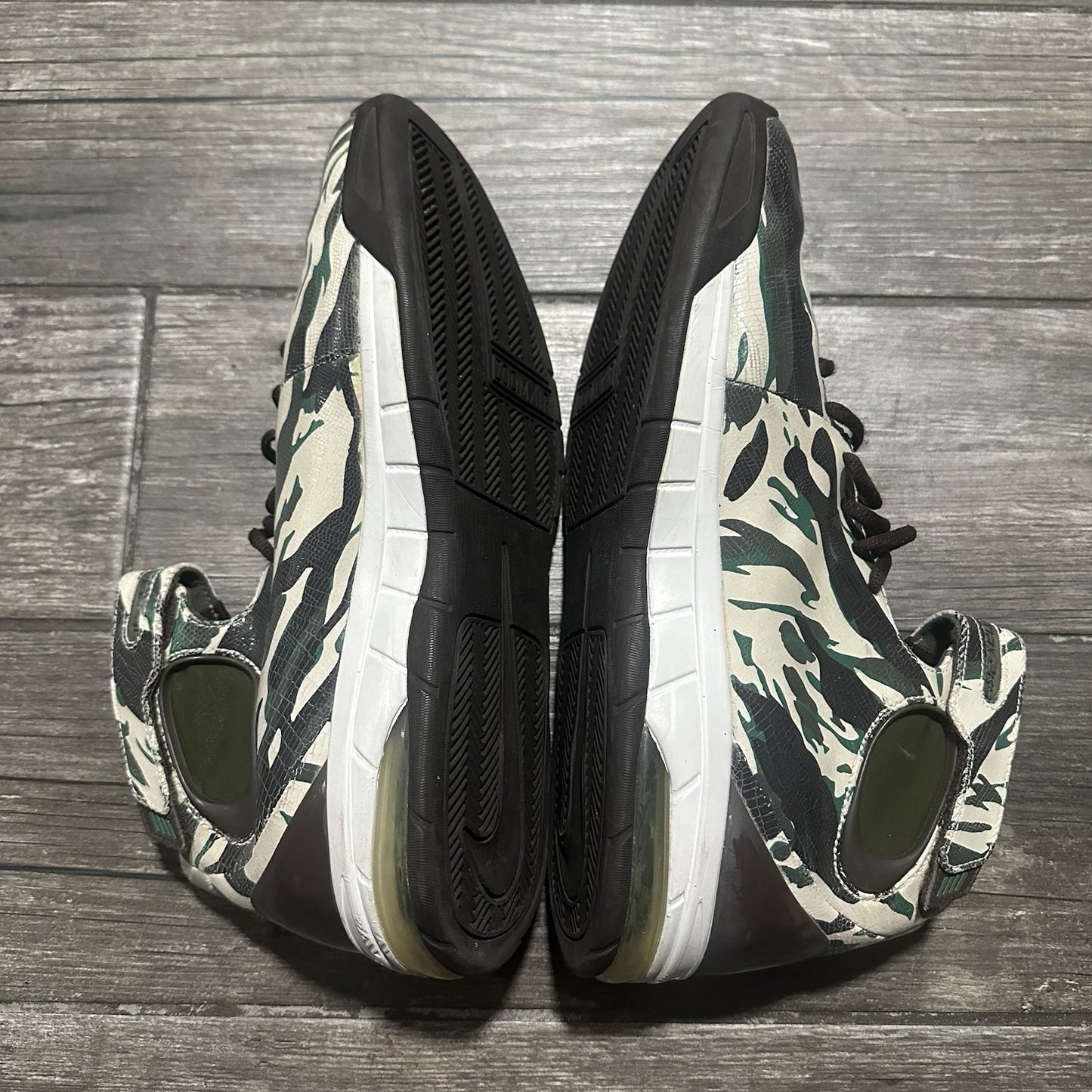NIKE MAX AIR HIGH CAMO 312554 121 GREEN BLACK WHITE NO BOX SZ 13 SNEAKERS Yesterday's Fits Clothing Fashion Vintage Streetwear Fashion Item