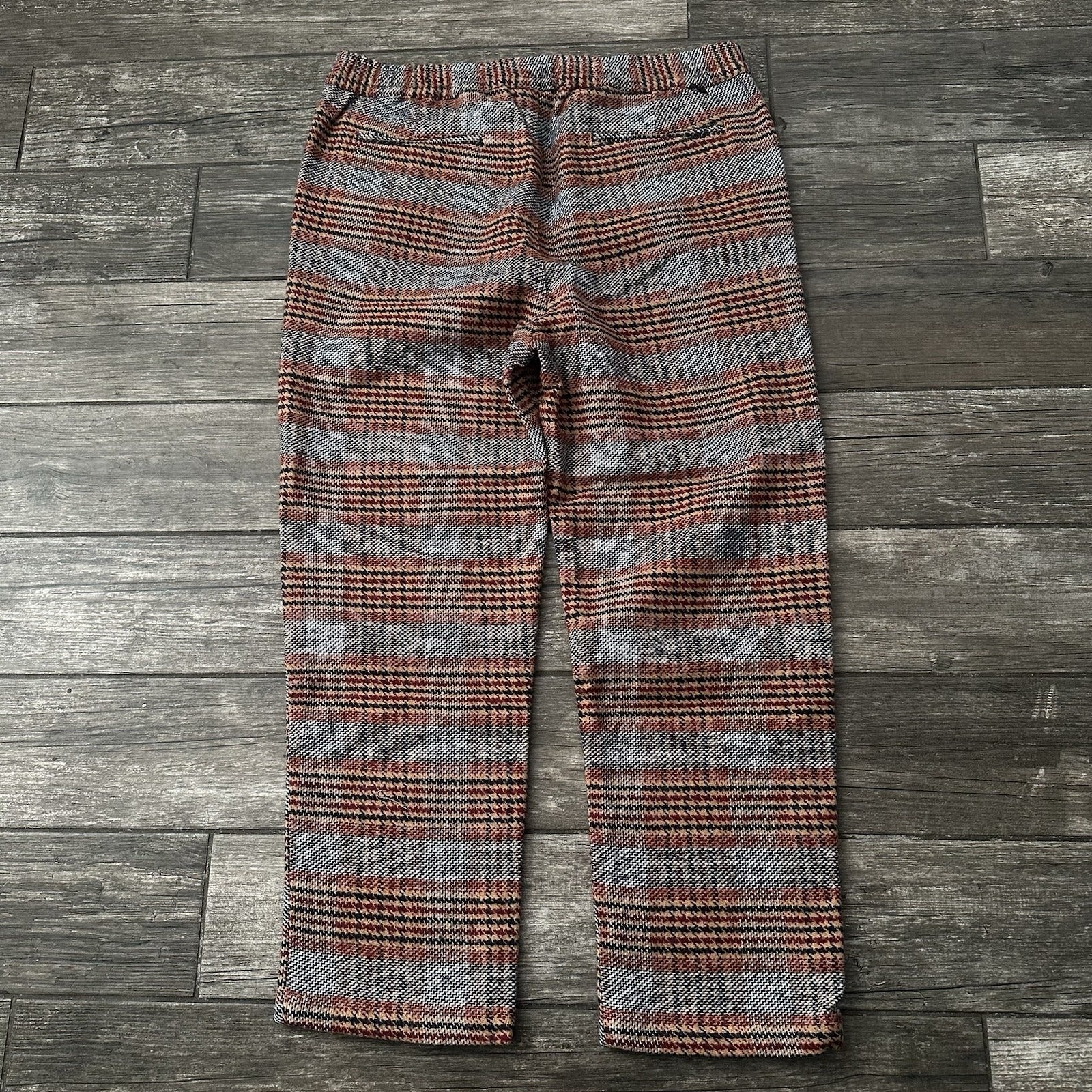 STUSSY LOOSE BRYAN PANT PLAID GREY RED BLACK HEAVYWEIGHT SZ XL BAGGY (J) Yesterday's Fits Clothing Fashion Vintage Streetwear Fashion Item
