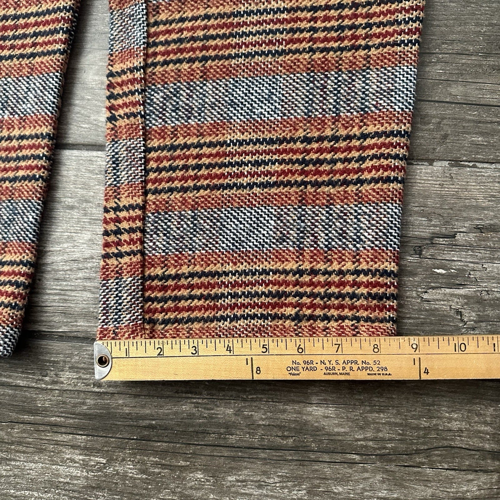 STUSSY LOOSE BRYAN PANT PLAID GREY RED BLACK HEAVYWEIGHT SZ XL BAGGY (J) Yesterday's Fits Clothing Fashion Vintage Streetwear Fashion Item
