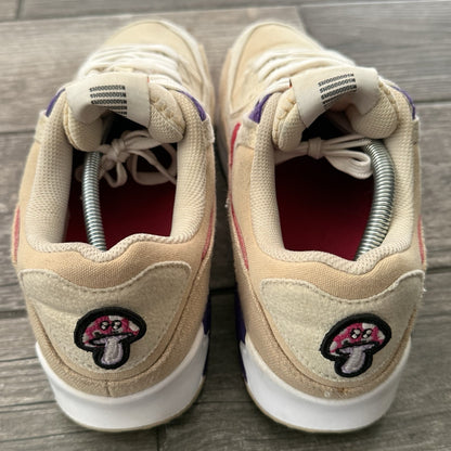 NIKE AIR MAX 90 SPRUNG SESAME DM8171-200 TAN BEIGE PURPLE PINK WMNS SZ 11 NO BOX Yesterday's Fits Clothing Fashion Vintage Streetwear Fashion Item