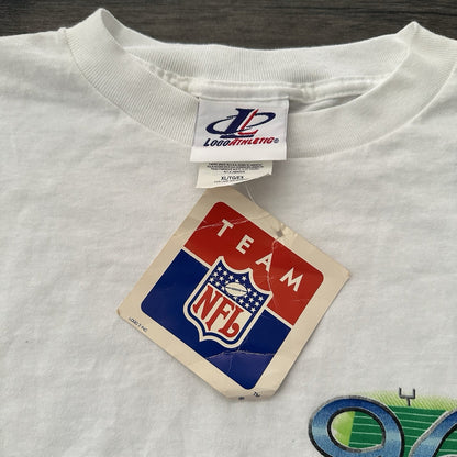 VTG NWT 1996 NFL TRAINING CAMP WHITE T-SHIRT FOOTBALL LOGO ATHLETIC NEW SZ XL Yesterday's Fits Clothing Fashion Vintage Streetwear Fashion Item