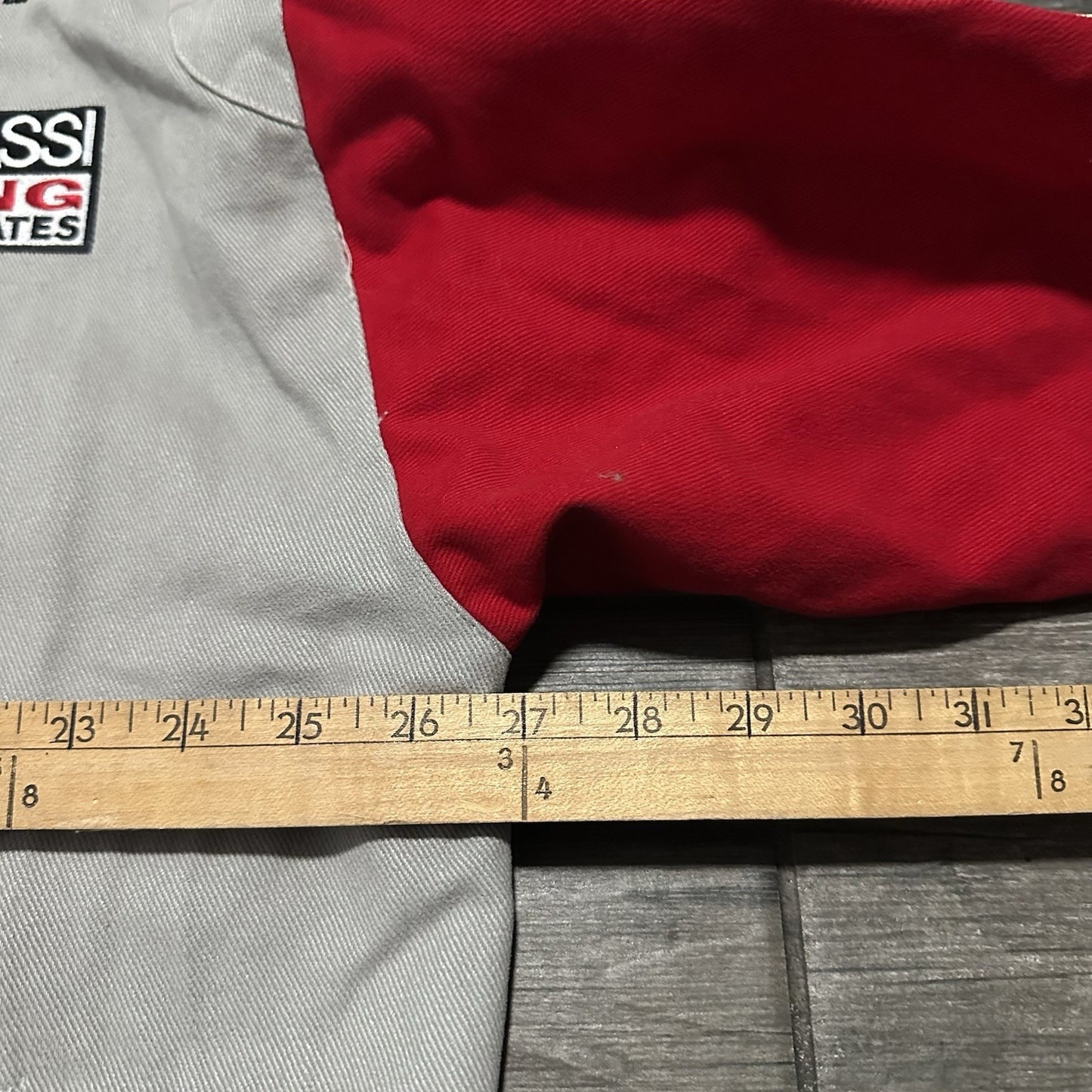VTG JEFF HAMILTON RACING COORS LIGHT GREY RED NASCAR STERLING MARLIN JACKET 2XL Yesterday's Fits Clothing Fashion Vintage Streetwear Fashion Item