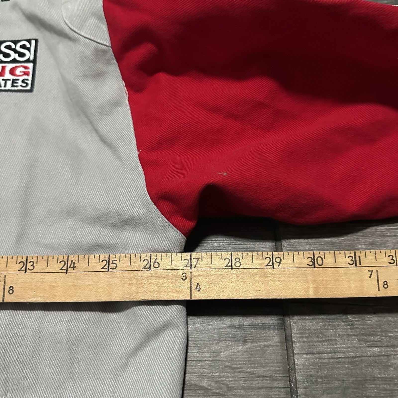 VTG JEFF HAMILTON RACING COORS LIGHT GREY RED NASCAR STERLING MARLIN JACKET 2XL Yesterday's Fits Clothing Fashion Vintage Streetwear Fashion Item