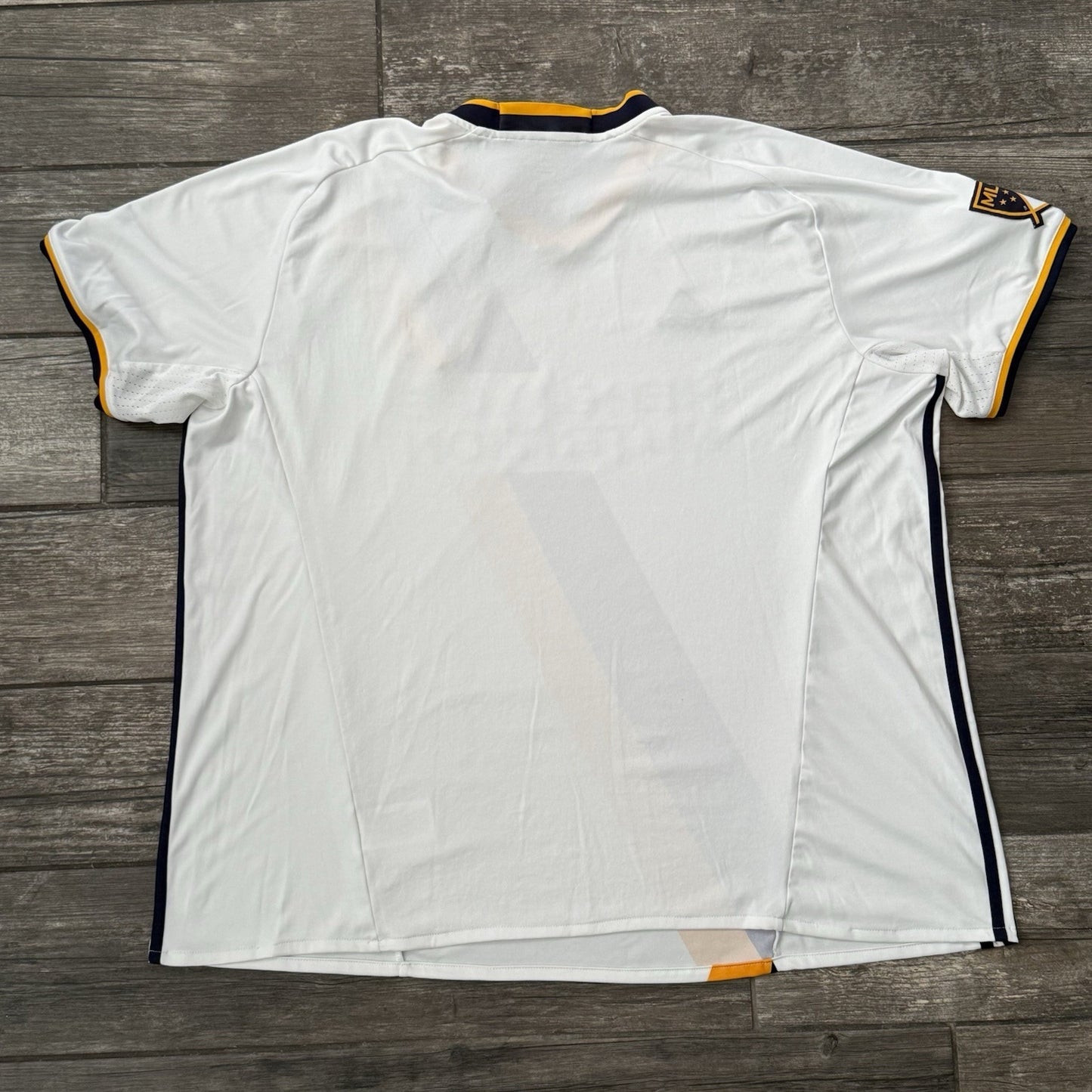2015 ADIDAS LA GALAXY WHITE SOCCER JERSEY KIT SHORT SLEEVE SZ 2XL MLS HERBALIFE Yesterday's Fits Clothing Fashion Vintage Streetwear Fashion Item