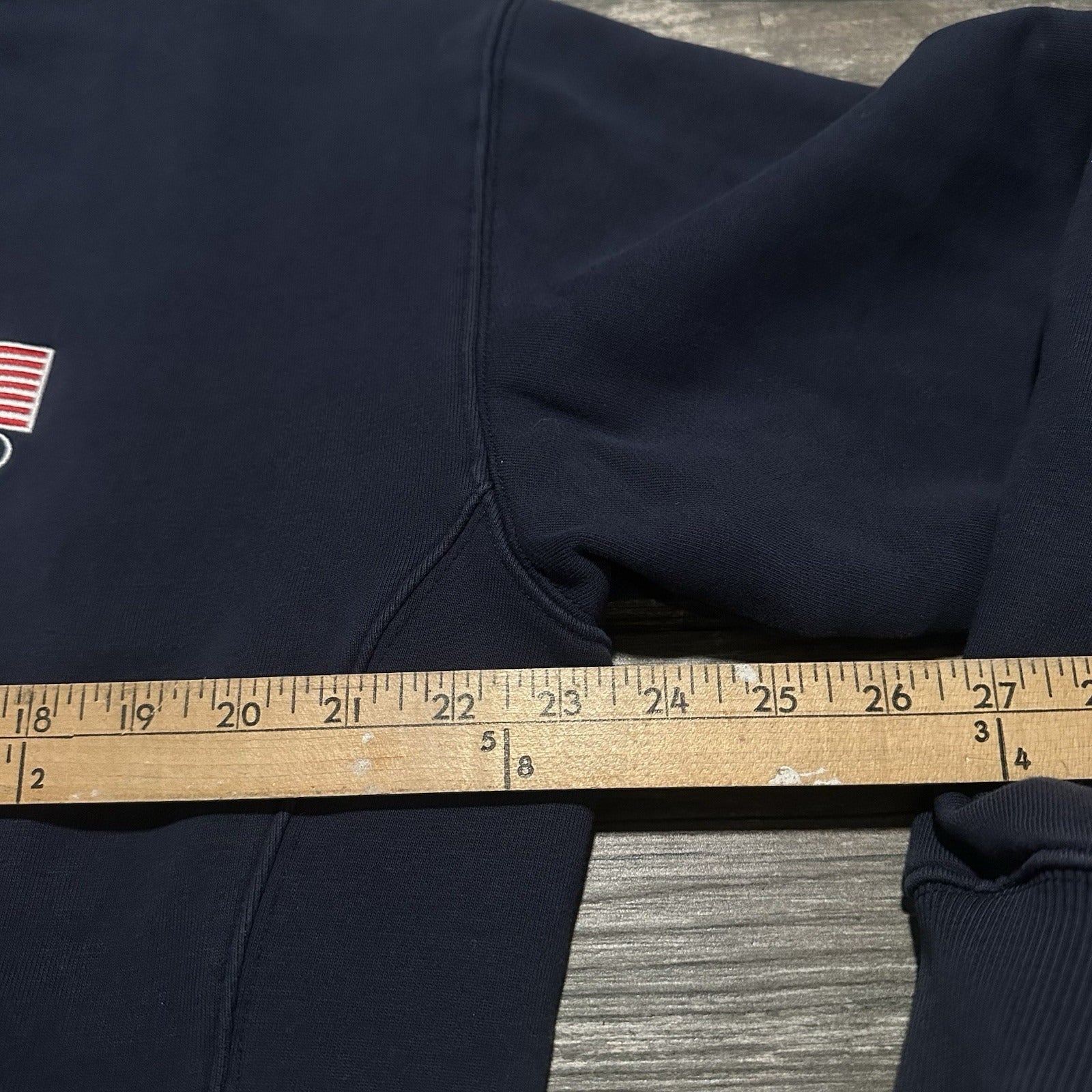 KITH USA OLYMPICS NATIONAL TEAM NAVY BLUE CREWNECK SWEATSHIRT SZ M FLAG PATCH Yesterday's Fits Clothing Fashion Vintage Streetwear Fashion Item