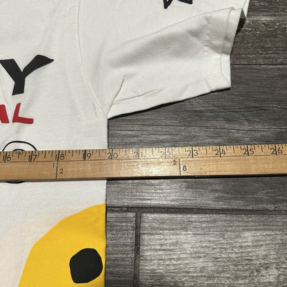2019 STUSSY CACTUS PLANT FLEA MARKET CPFM AOP WHITE T-SHIRT SZ M MULTI-LOGO Yesterday's Fits Clothing Fashion Vintage Streetwear Fashion Item