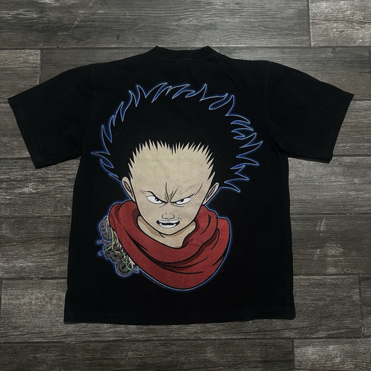 LETS VINTAGES AKIRA MODERN MOVIE PROMO ALL OVER PRINT AOP BLACK T-SHIRT SZ L Yesterday's Fits Clothing Fashion Vintage Streetwear Fashion Item