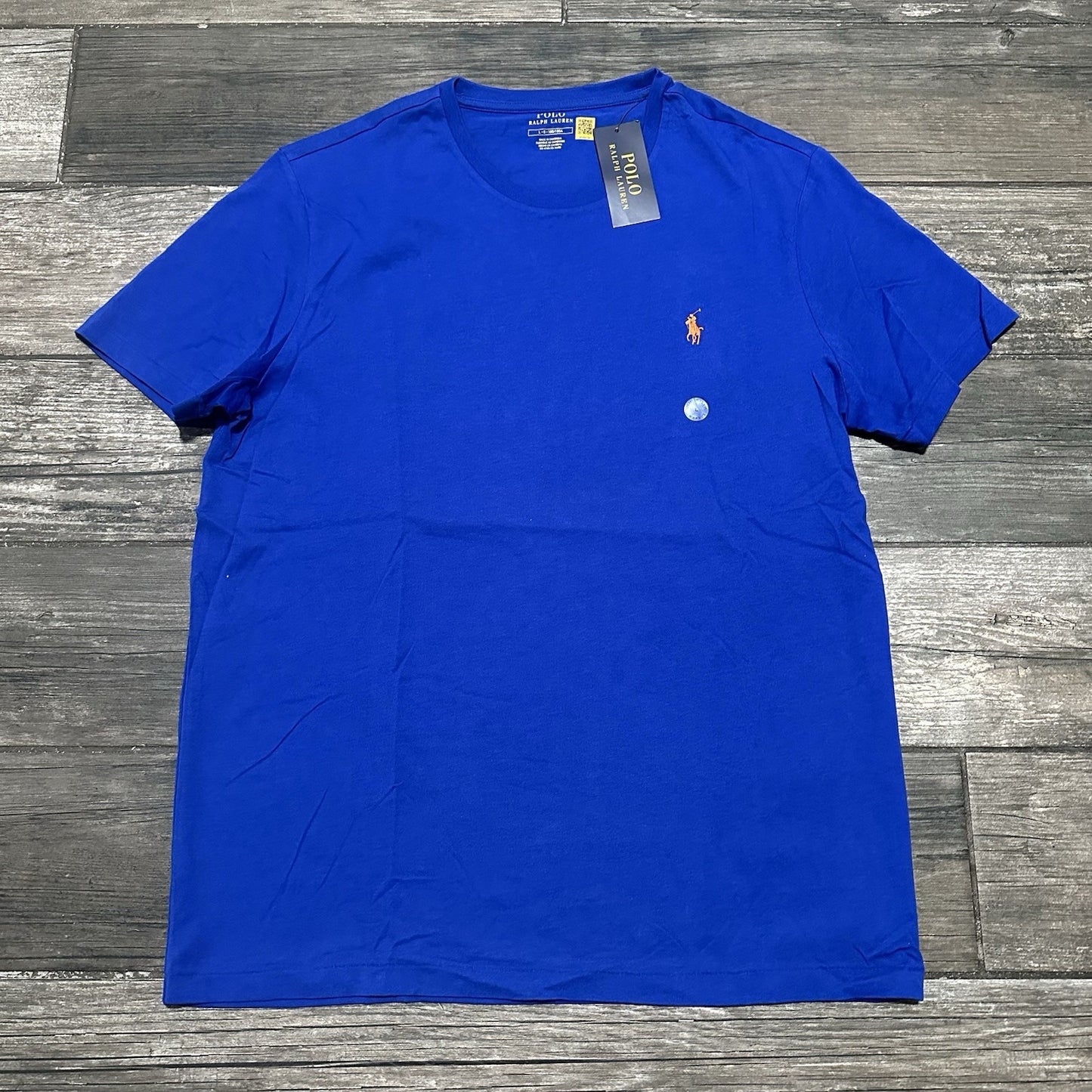 NWT POLO RALPH LAUREN BLUE T-SHIRT SMALL PONY SHORT SLEEVE SZ L BRAND NEW Yesterday's Fits Clothing Fashion Vintage Streetwear Fashion Item
