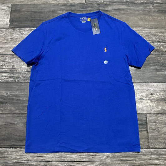 NWT POLO RALPH LAUREN BLUE T-SHIRT SMALL PONY SHORT SLEEVE SZ L BRAND NEW Yesterday's Fits Clothing Fashion Vintage Streetwear Fashion Item