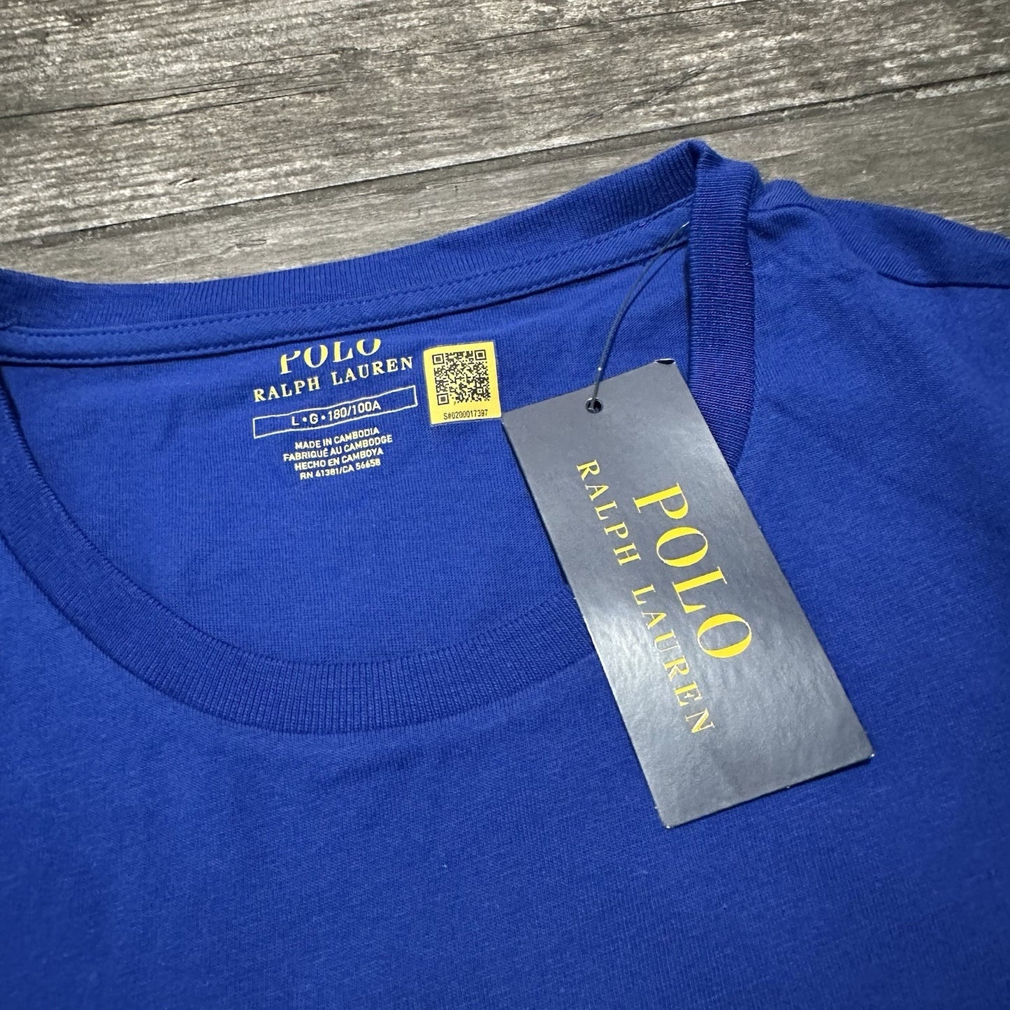 NWT POLO RALPH LAUREN BLUE T-SHIRT SMALL PONY SHORT SLEEVE SZ L BRAND NEW Yesterday's Fits Clothing Fashion Vintage Streetwear Fashion Item