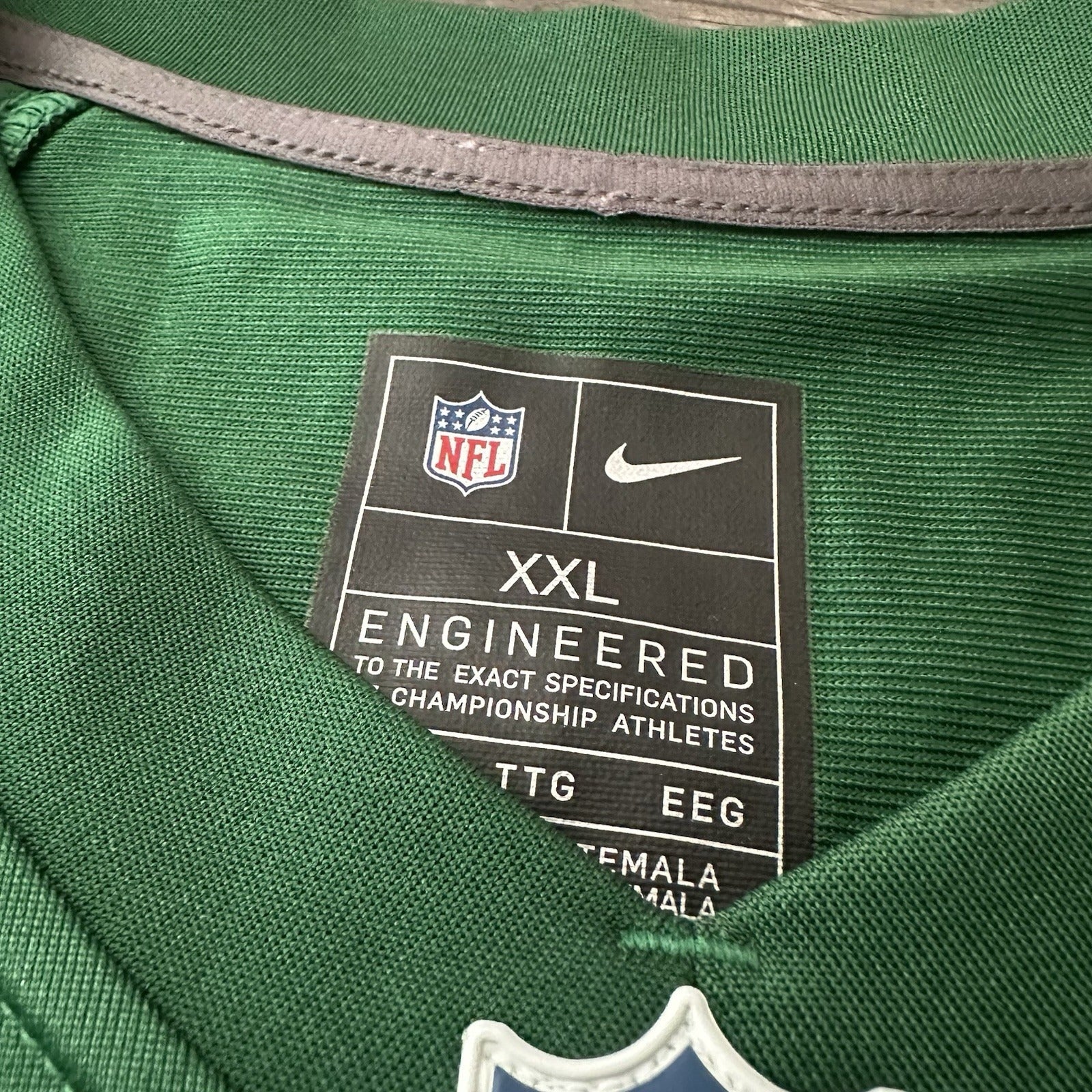 NIKE NEW YORK JETS GARRETT WILSON GREEN WHITE FOOTBALL JERSEY WR SZ XXL Yesterday's Fits Clothing Fashion Vintage Streetwear Fashion Item