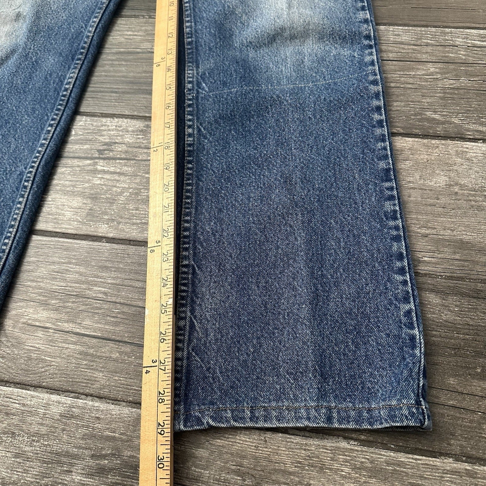 VTG 80s LEVIS 517 BLUE DENIM JEANS MEASURE 36X29 PANTS STRAIGHT LEG USA MADE (J) Yesterday's Fits Clothing Fashion Vintage Streetwear Fashion Item