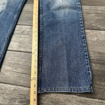 VTG 80s LEVIS 517 BLUE DENIM JEANS MEASURE 36X29 PANTS STRAIGHT LEG USA MADE (J) Yesterday's Fits Clothing Fashion Vintage Streetwear Fashion Item