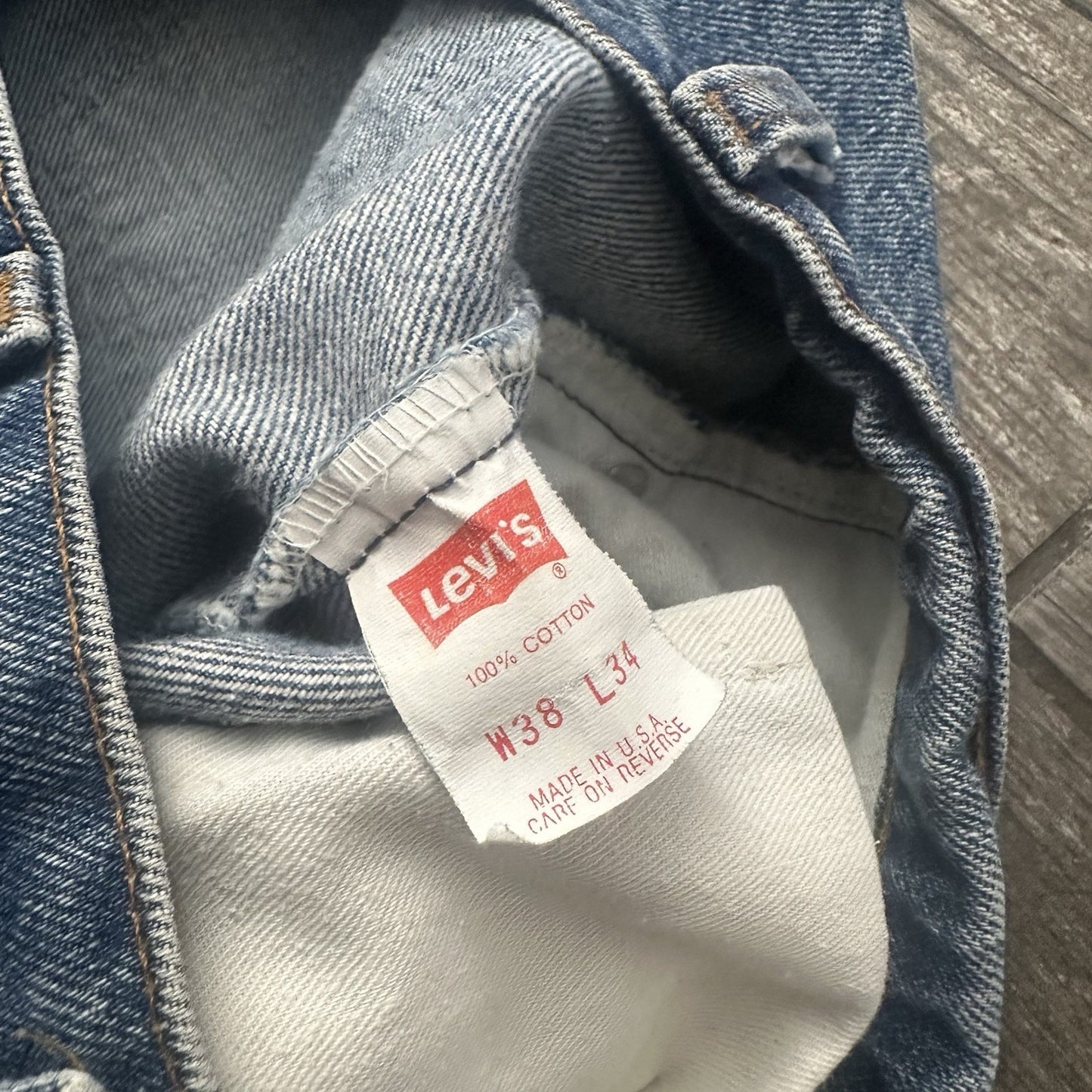 VTG 80s LEVIS 517 BLUE DENIM JEANS MEASURE 36X29 PANTS STRAIGHT LEG USA MADE (J) Yesterday's Fits Clothing Fashion Vintage Streetwear Fashion Item