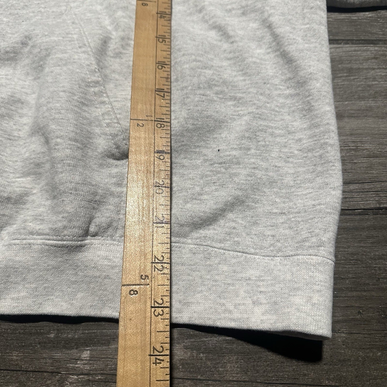 VTG 90s NIKE PULLOVER HOODIE CENTER SWOOSH LOGO GRAY BLACK SWEATSHIRT BOXY L Yesterday's Fits Clothing Fashion Vintage Streetwear Fashion Item