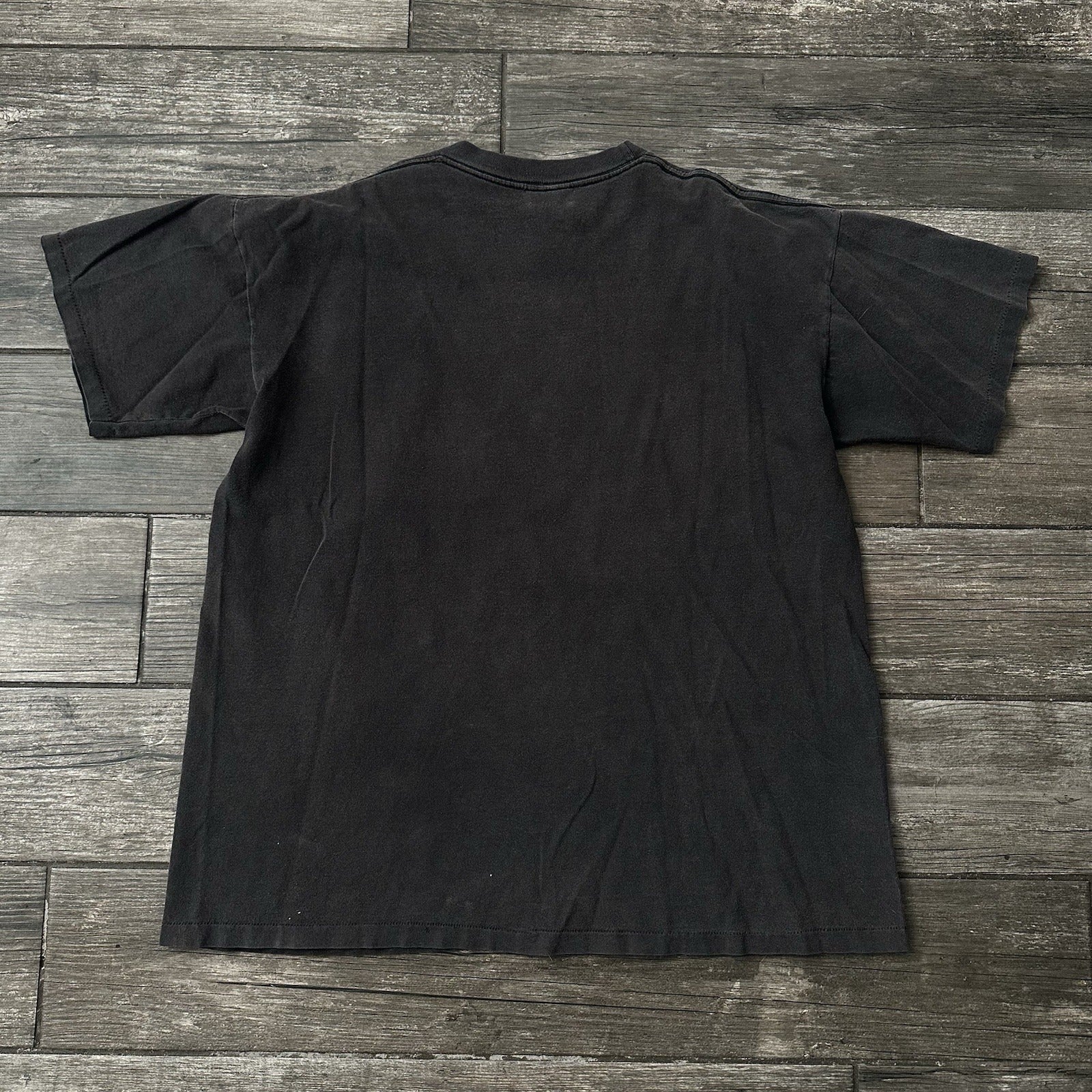 VTG NUTMEG UNLV RUNNIN REBELS BASKETBALL FADED BLACK T-SHIRT TEE SZ XL MAP RARE Yesterday's Fits Clothing Fashion Vintage Streetwear Fashion Item