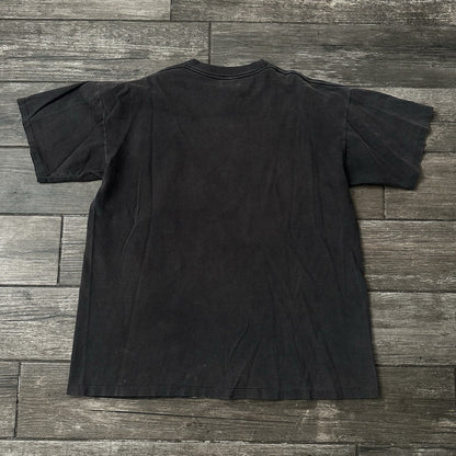 VTG NUTMEG UNLV RUNNIN REBELS BASKETBALL FADED BLACK T-SHIRT TEE SZ XL MAP RARE Yesterday's Fits Clothing Fashion Vintage Streetwear Fashion Item