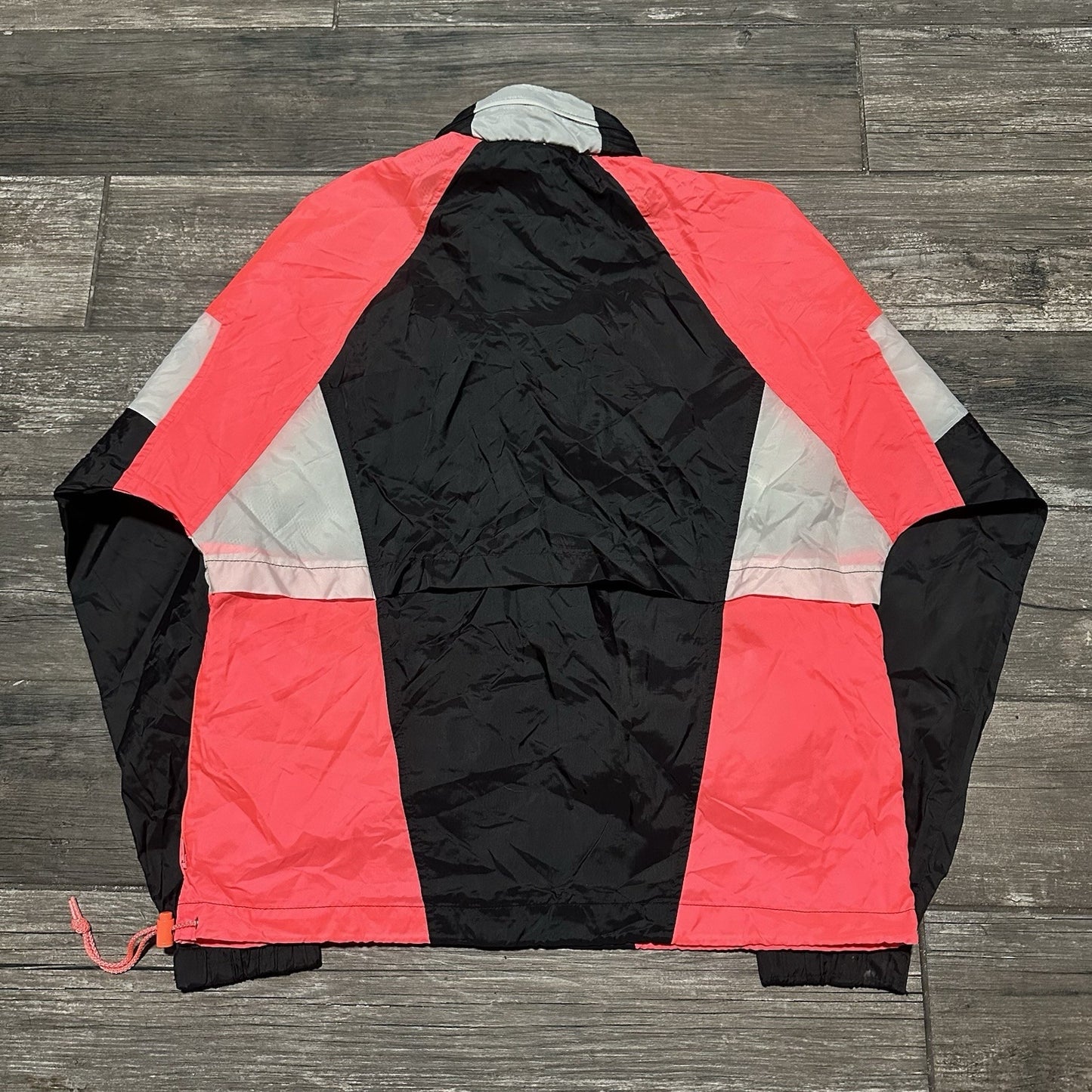 VTG 90s NIKE WINDBREAKER LIGHTWEIGHT ZIP UP JACKET PINK BLACK SZ M NEON Yesterday's Fits Clothing Fashion Vintage Streetwear Fashion Item