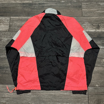 VTG 90s NIKE WINDBREAKER LIGHTWEIGHT ZIP UP JACKET PINK BLACK SZ M NEON Yesterday's Fits Clothing Fashion Vintage Streetwear Fashion Item