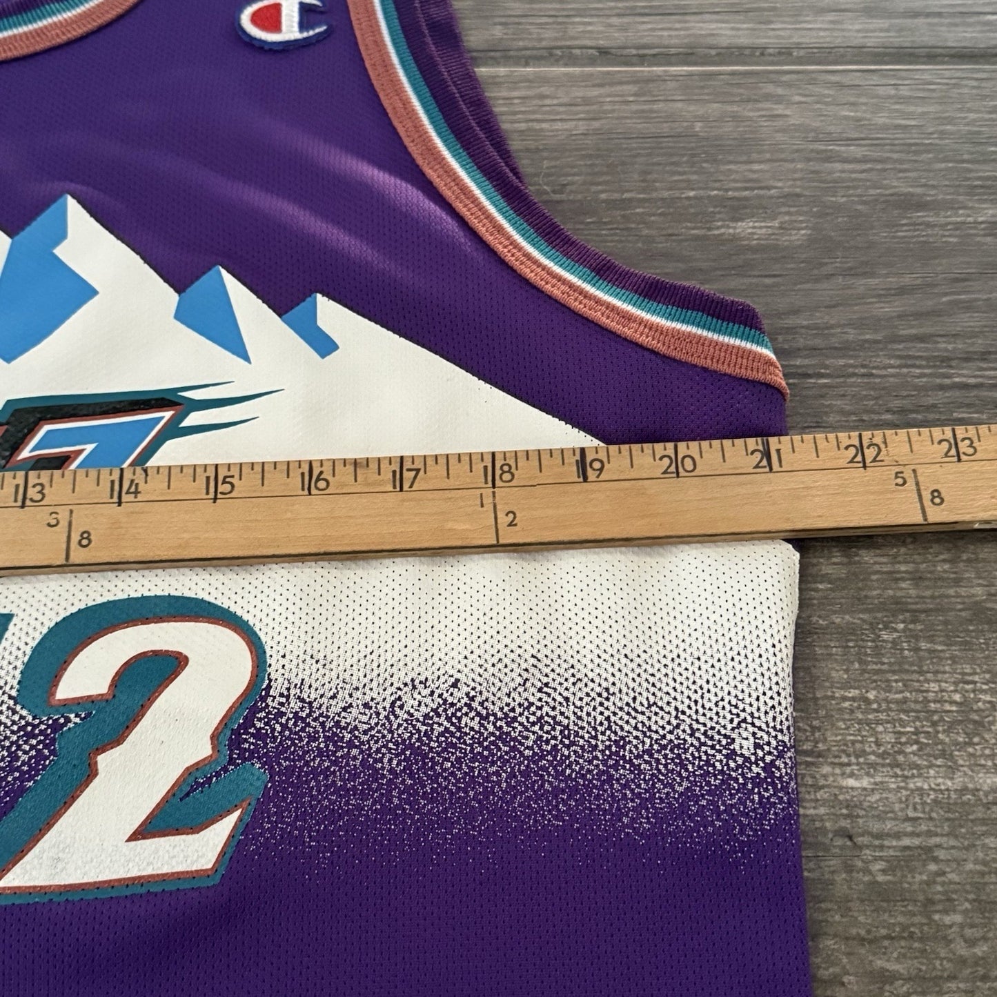 VTG CHAMPION UTAH JAZZ JOHN STOCKTON PURPLE BASKETBALL JERSEY BIG MOUNTAIN L 44 Yesterday's Fits Clothing Fashion Vintage Streetwear Fashion Item