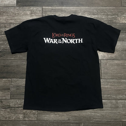 THE LORD OF THE RINGS WAR IN THE NORTH T-SHIRT BLACK XL VIDEO GAME PROMO Yesterday's Fits Clothing Fashion Vintage Streetwear Fashion Item