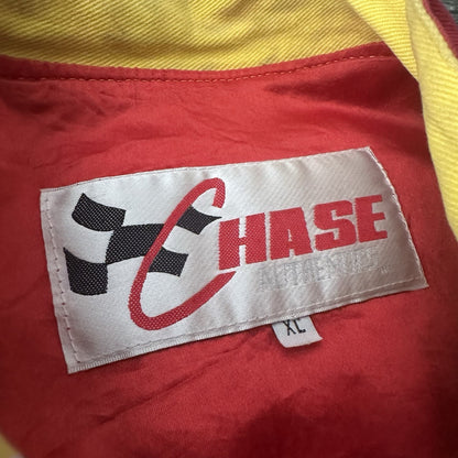 CHASE JH DESIGN JEFF GORDON RAINBOW NASCAR RACING JACKET RED SZ XL BUTTON UP Yesterday's Fits Clothing Fashion Vintage Streetwear Fashion Item