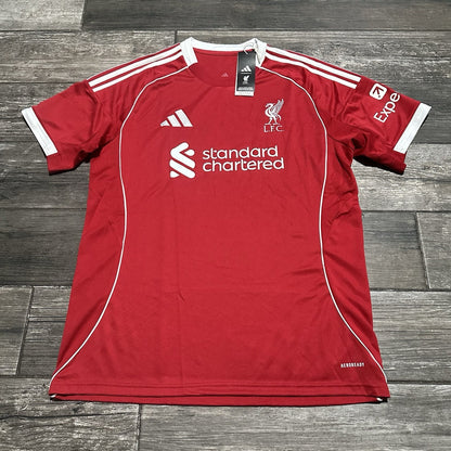 $100 NWT ADIDAS LIVERPOOL FC RED WHITE SOCCER JERSEY FUTBOL KIT SZ L SHIRT Yesterday's Fits Clothing Fashion Vintage Streetwear Fashion Item