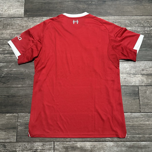 $100 NWT ADIDAS LIVERPOOL FC RED WHITE SOCCER JERSEY FUTBOL KIT SZ L SHIRT Yesterday's Fits Clothing Fashion Vintage Streetwear Fashion Item