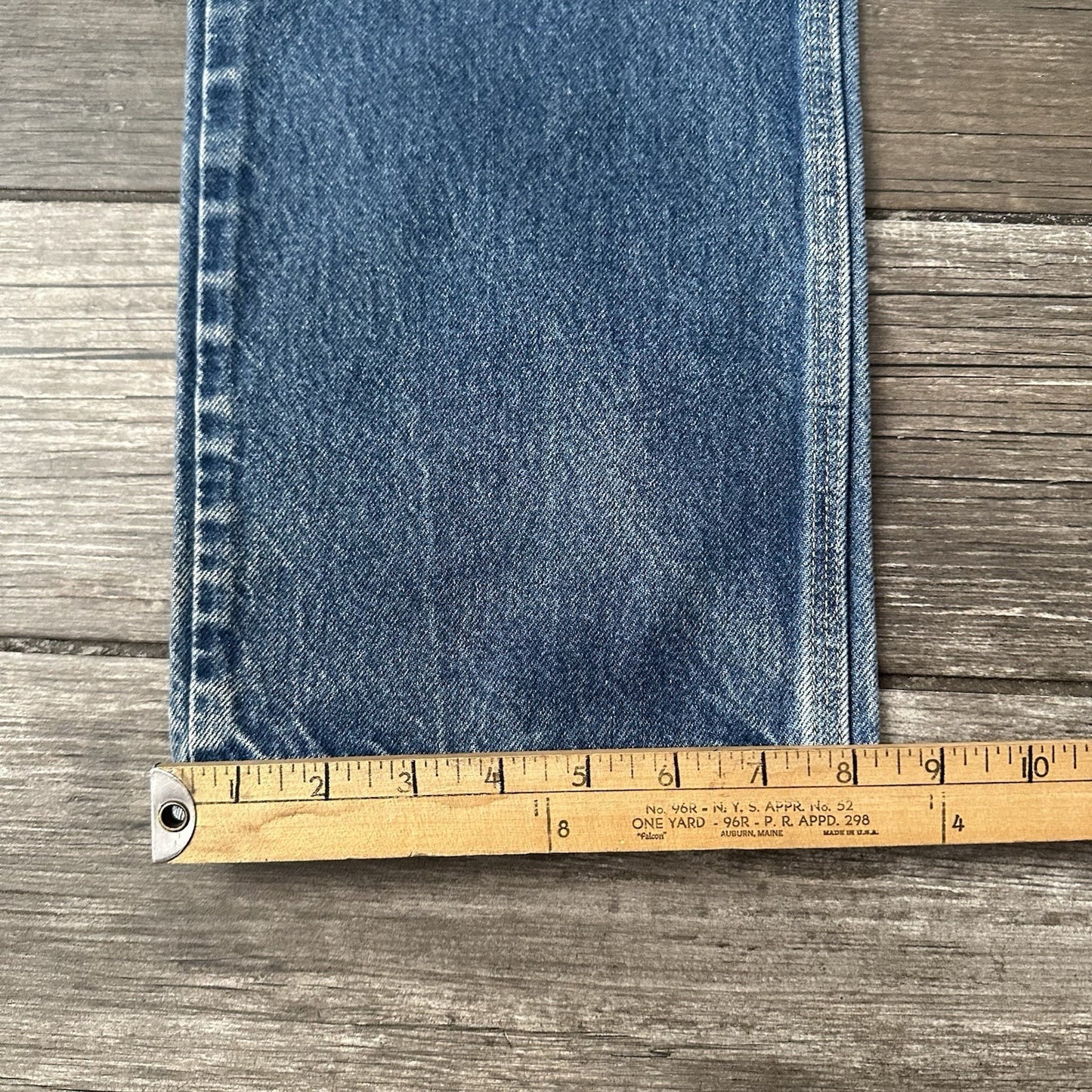 VTG 90s DICKIES DISTRESSED BLUE CARPENTER DENIM JEANS PANTS SZ 32X30 STRAIGHT Yesterday's Fits Clothing Fashion Vintage Streetwear Fashion Item