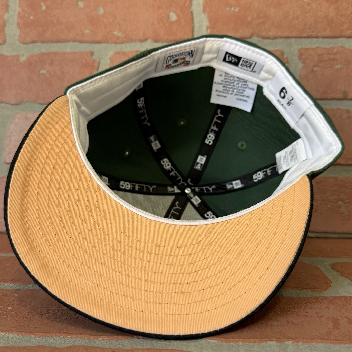 NEW ERA TORONTO BLUE JAYS 30 SEASON PATCH 1977-2006 HAT CLUB FITTED GREEN 6 7/8 Yesterday's Fits Clothing Fashion Vintage Streetwear Fashion Item