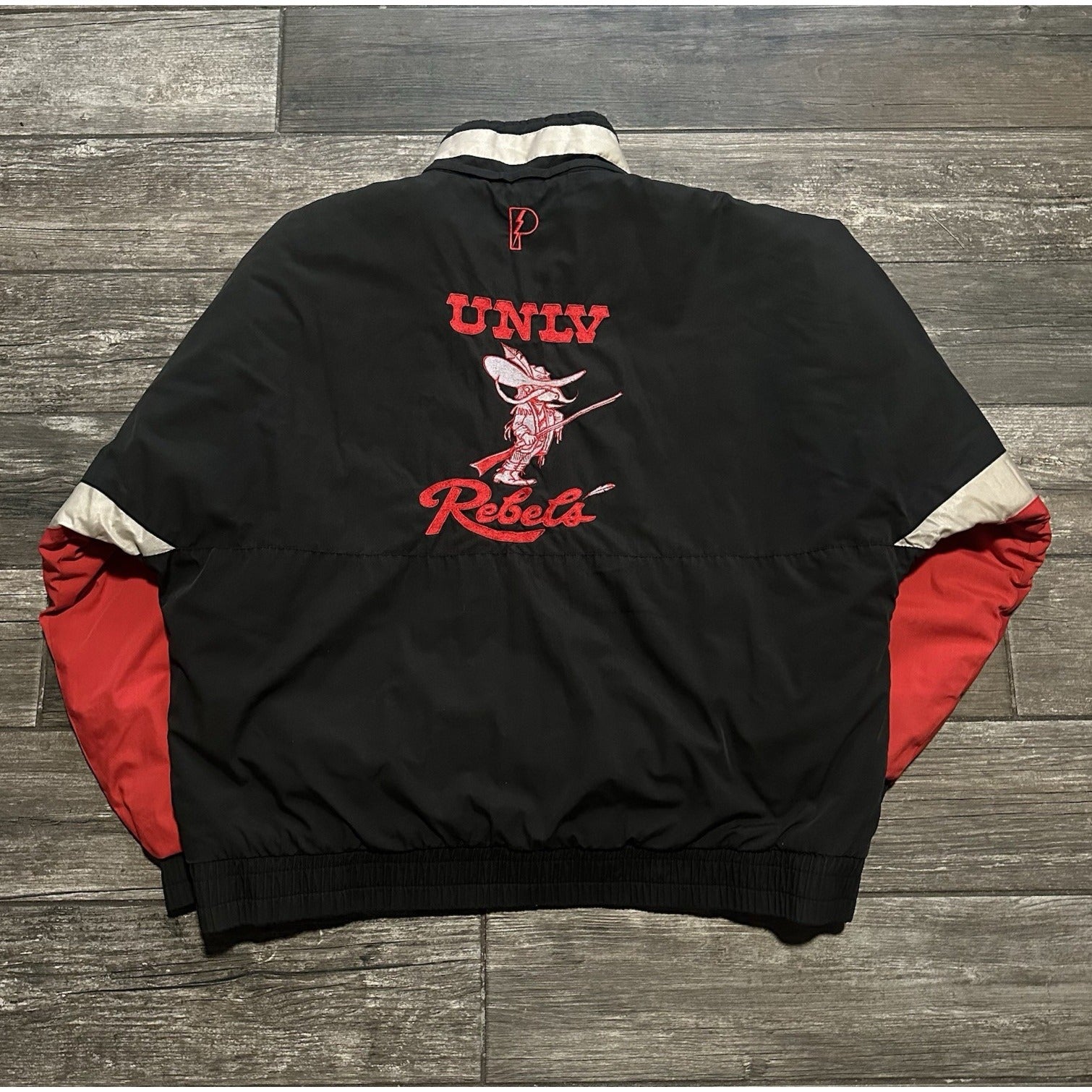 VTG PRO PLAYER UNLV RUNNIN' REBELS REVERSIBLE PUFFER JACKET COAT SZ L RED BLACK Yesterday's Fits Clothing Fashion Vintage Streetwear Fashion Item