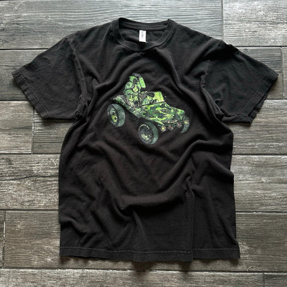 Y2K GORILLAZ GEEP CAMP BLACK T-SHIRT BAND CONCERT PROMO TEE SZ L Yesterday's Fits Clothing Fashion Vintage Streetwear Fashion Item